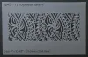 ibicci PB Polynesian Panel stencil 4"